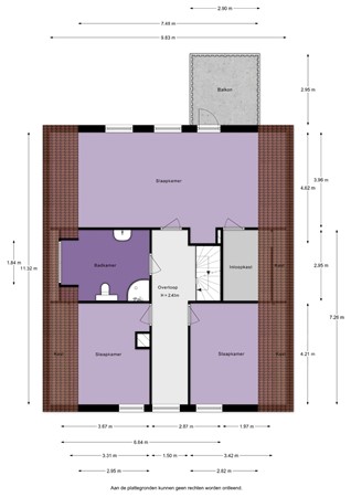 Floorplan - De Grienden 9, 3297 WB Puttershoek